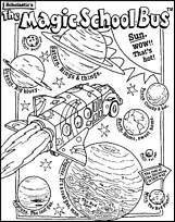 coloriage le bus magique en fusee